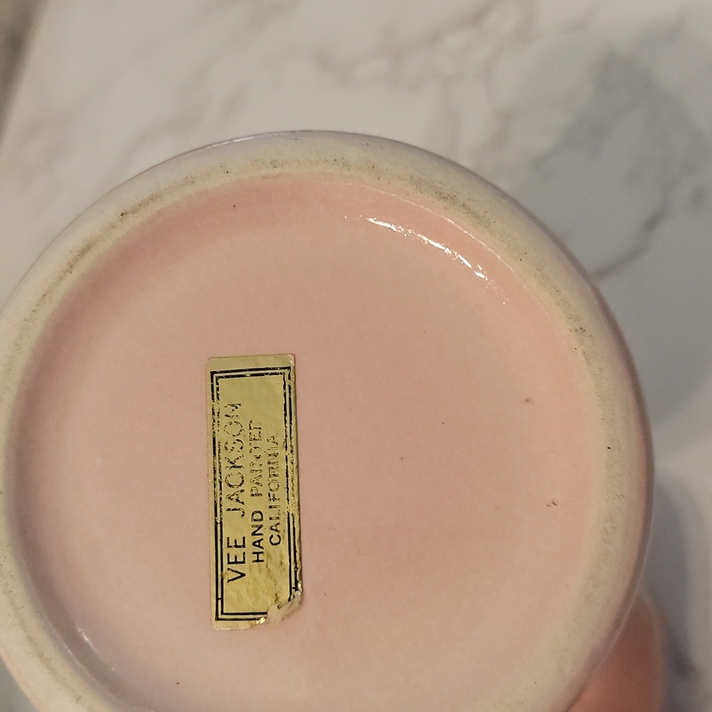 Vintage Vee Jackson california pottery jar & bonus FREE jar! - Picture 4 of 10